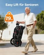 HomyKing Elektrischer Rollstuhl, faltbar & leicht, 250W, 25 km, 15Ah Lithium - Image 11
