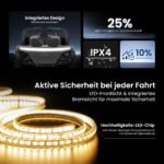 FUNEBIKE Elektromobil Senioren, 250W, abnehmbarer 12Ah Blei‑Säure Akku, bis 15 km, bis 136 kg, LED‑Beleuchtung, verstellbarer Lenker, Schwarz - Image 10