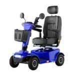 VELECO Jumpy Komfort Seniorenmobil 4‑Rad mit Straßenzulassung, Vollfederung, LED‑Beleuchtung, bis 10 km/h, Weiß