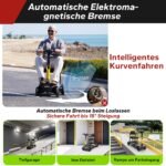 MediHoist Elektromobil (Seniorenmobil) klappbar, Doppelakku, 40 km, 17 kg, Schwarz, YL-985S - Image 7