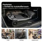 FUNEBIKE Elektromobil Senioren, 250W, abnehmbarer 12Ah Blei‑Säure Akku, bis 15 km, bis 136 kg, LED‑Beleuchtung, verstellbarer Lenker, Schwarz - Image 3